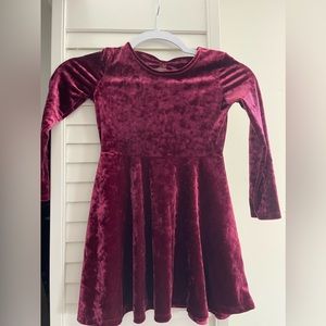 Velvet girl dress